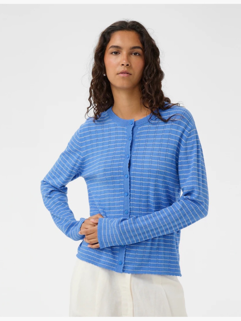 Soaked in Luxury Spina Stripe Cardigan